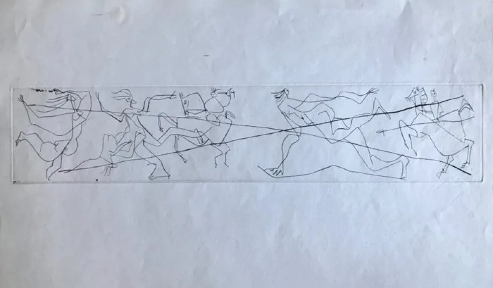 Drypoint Picasso - La maigre