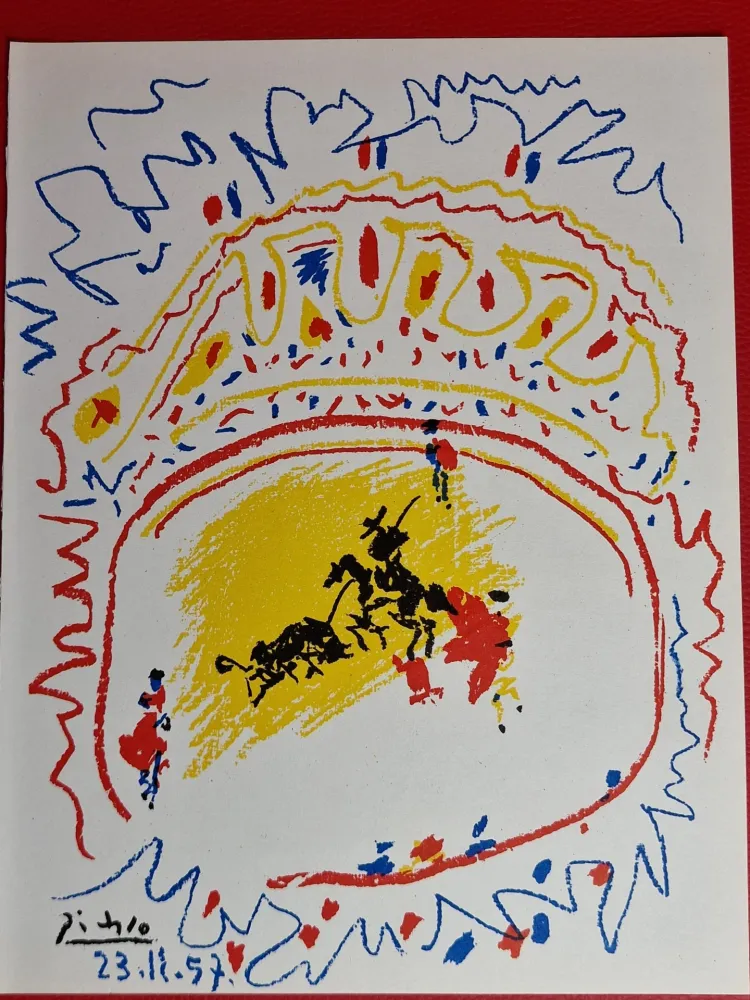 Lithograph Picasso - La Petit Corrida 
