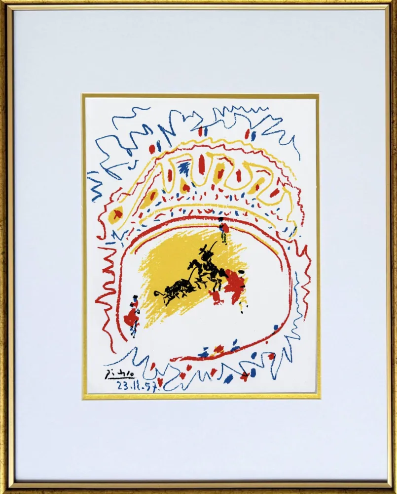 Lithograph Picasso - La Petite Corrida