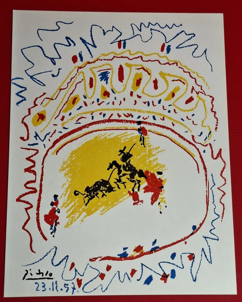 Lithograph Picasso - La Petite Corrida 1957