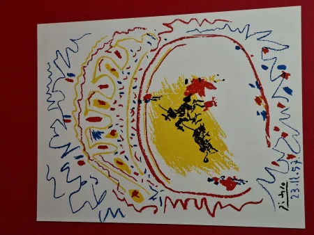 Lithograph Picasso - La Petite Corrida 1957