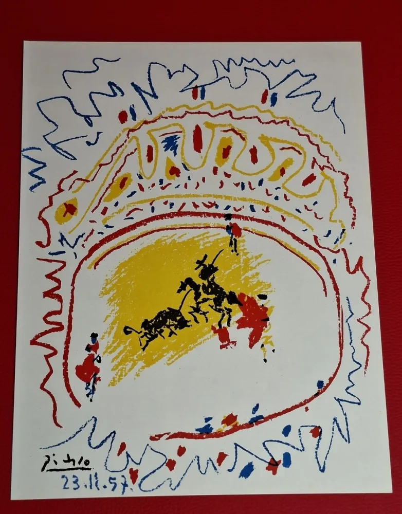 Lithograph Picasso - La Petite Corrida 1957