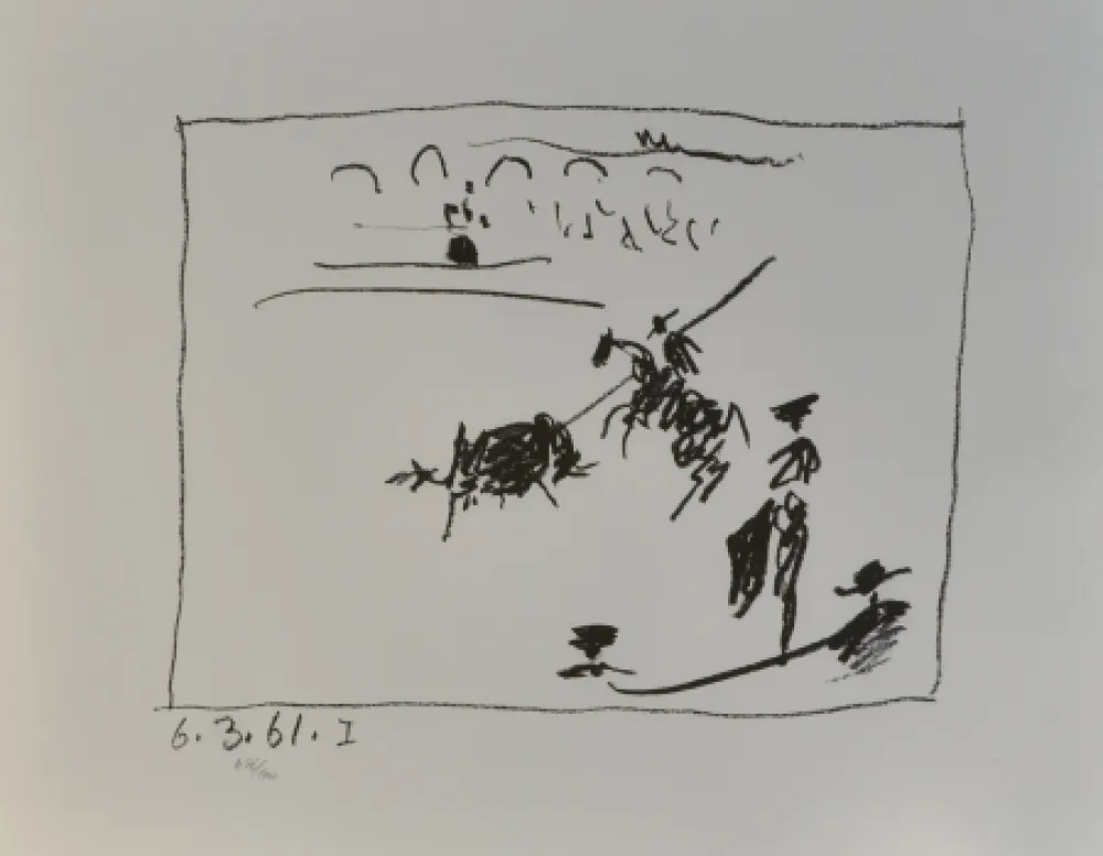 Lithograph Picasso - La Pique