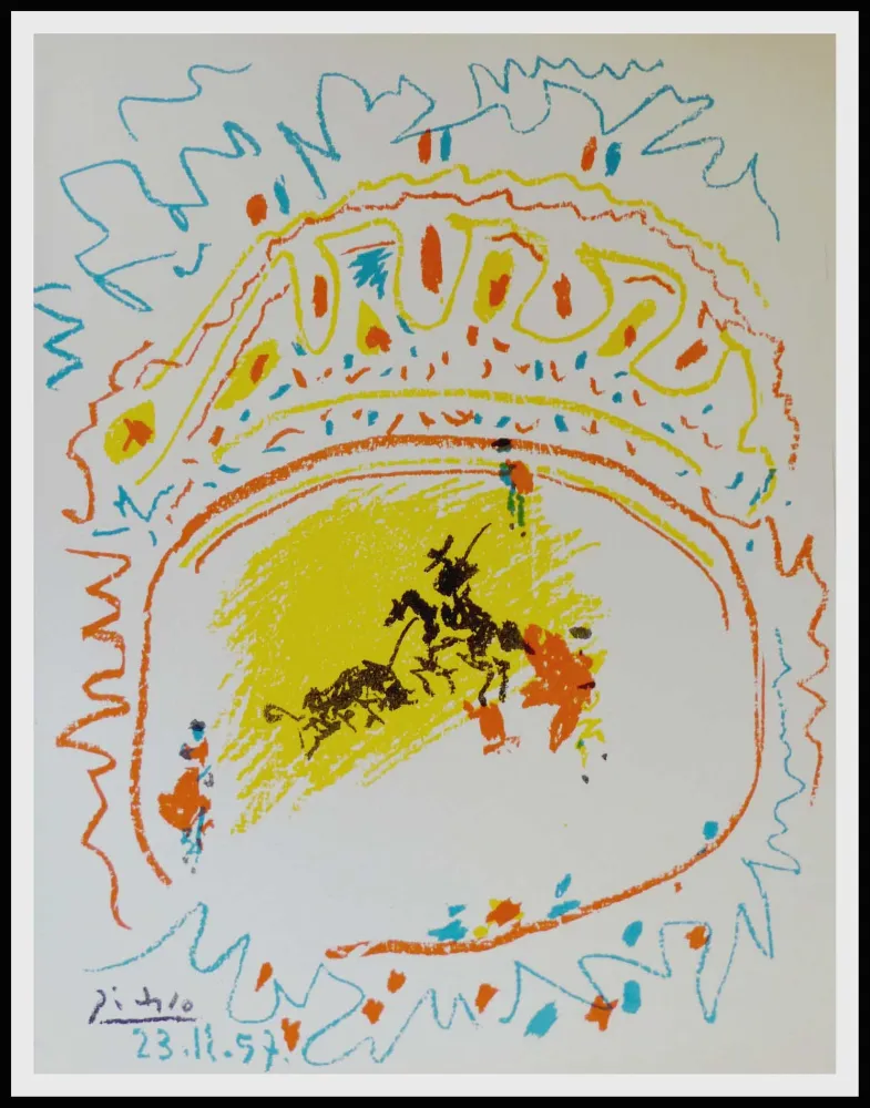 Lithograph Picasso - La Pique (Corrida) 