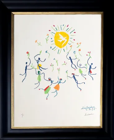 Lithograph Picasso - La Ronde de l'amitié