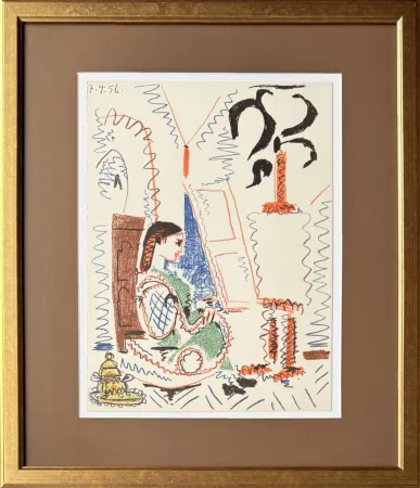 Lithograph Picasso - L'atelier de Cannes (The Cannes Studio)