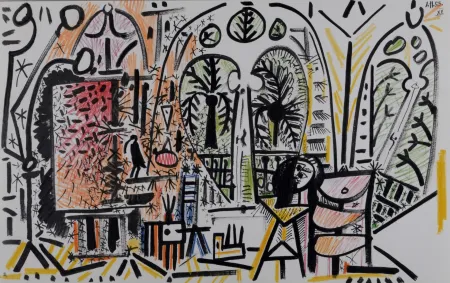 Lithograph Picasso - L'Atelier de La Californie #3, 1959