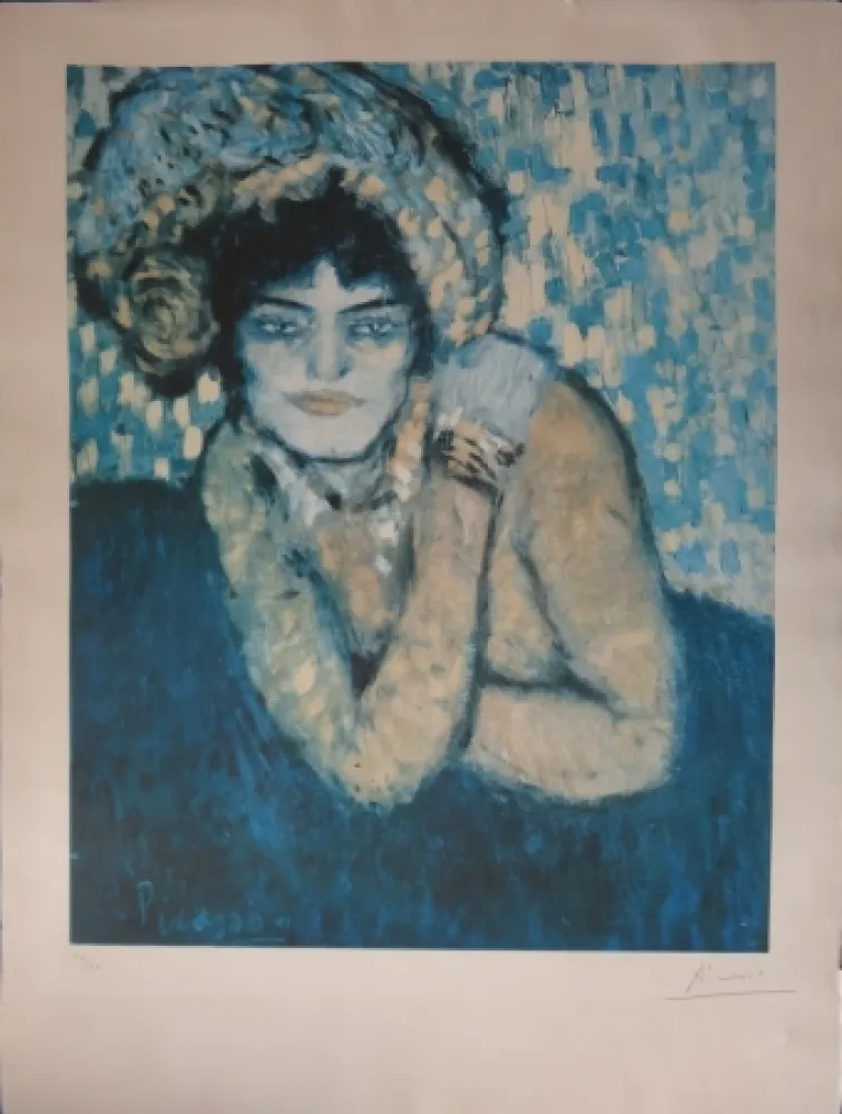 Lithograph Picasso - L'attente / The wait (Barcelone Suite)