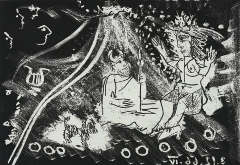 Etching And Aquatint Picasso - Le Cocu Magnifique