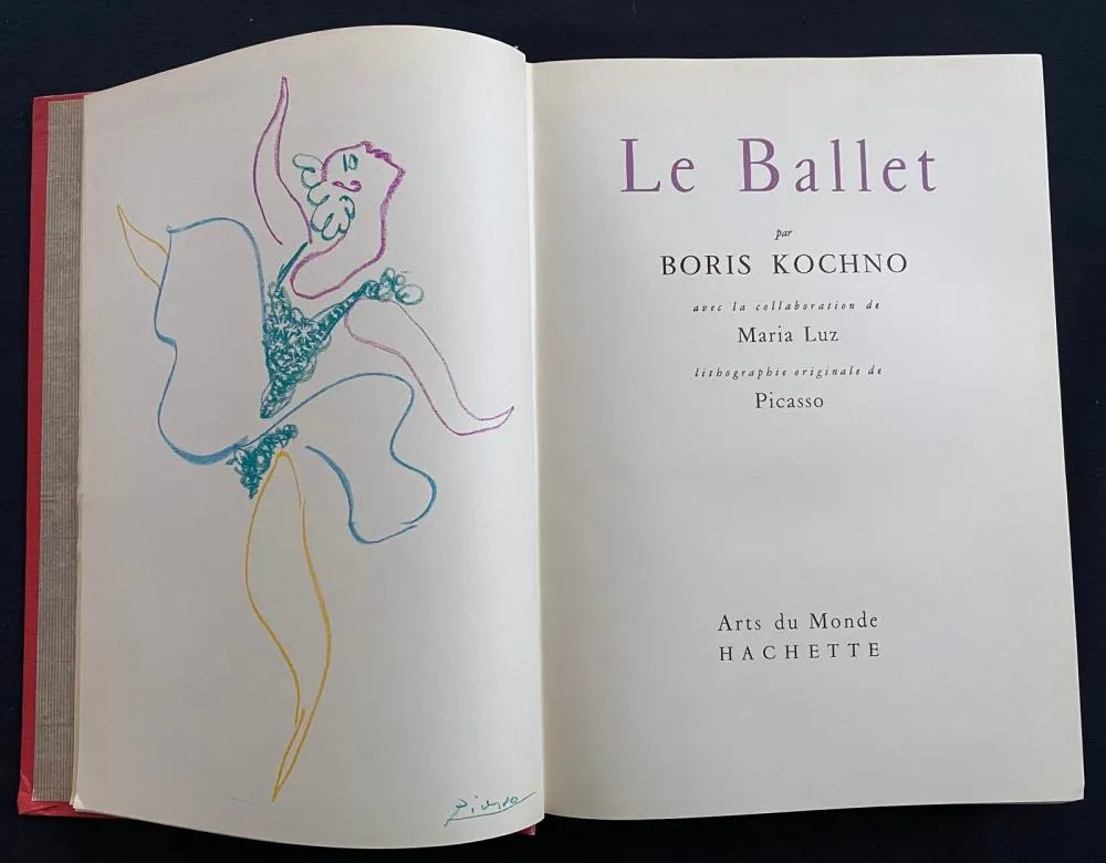 Illustrated Book Picasso - Le Danseuse/Le Ballet/Ballerina 