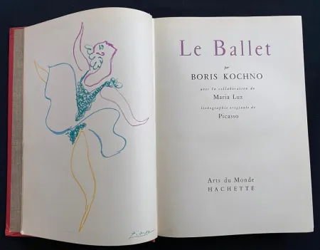 Illustrated Book Picasso - Le Danseuse/Le Ballet/Ballerina 