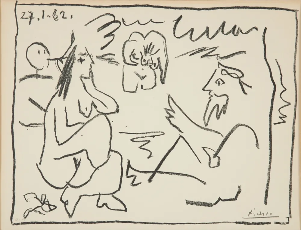Lithograph Picasso - Le Déjeuner sur l’herbe (Les Déjeuners) Épreuves d’Artiste