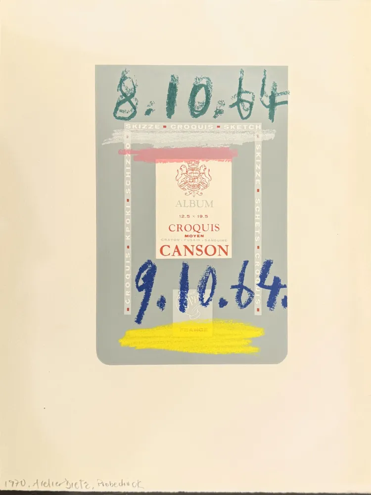 Lithograph Picasso - Le goût du bonheur. Trois carnets d`atelier. 1970.