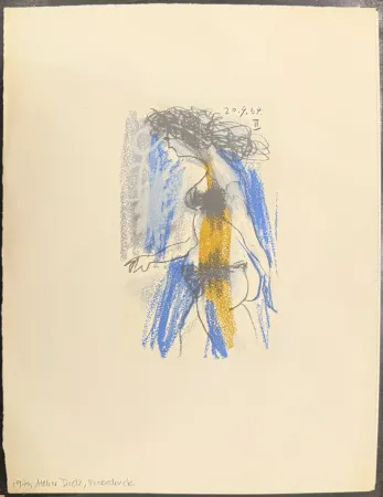 Lithograph Picasso - Le goût du bonheur. Trois carnets d`atelier. 1970.