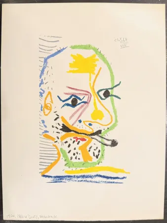 Lithograph Picasso - Le goût du bonheur. Trois carnets d`atelier. 1970.