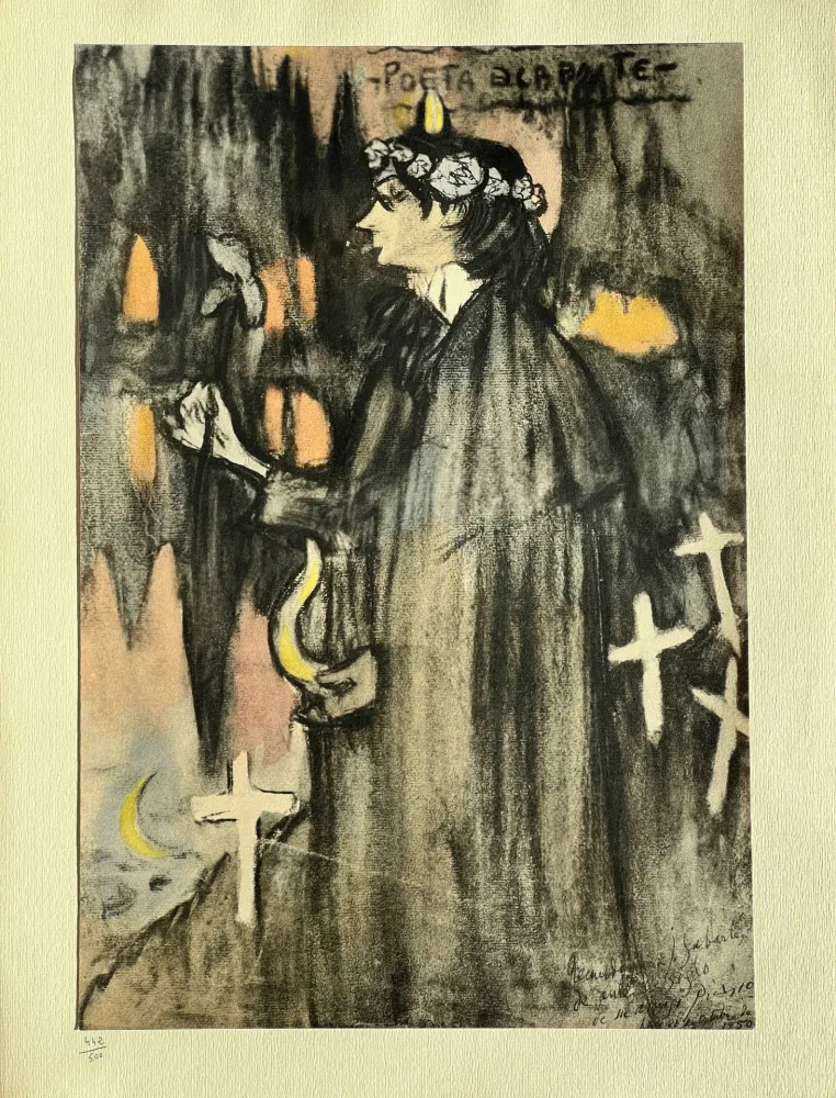 Lithograph Picasso - Le Poete Decadent