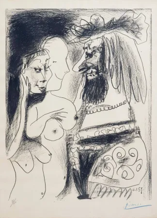 Lithograph Picasso - Le vieux Roi