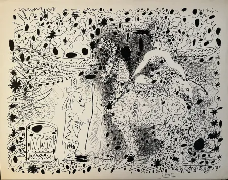 Lithograph Picasso - L'Ecuyère - 1960