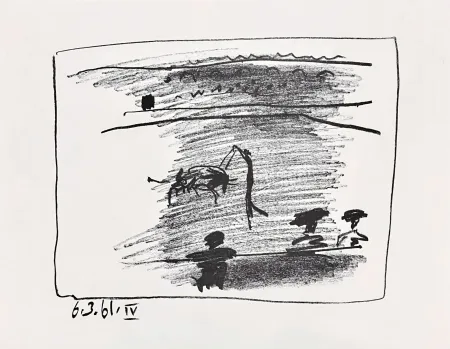 Lithograph Picasso - Les Banderillas