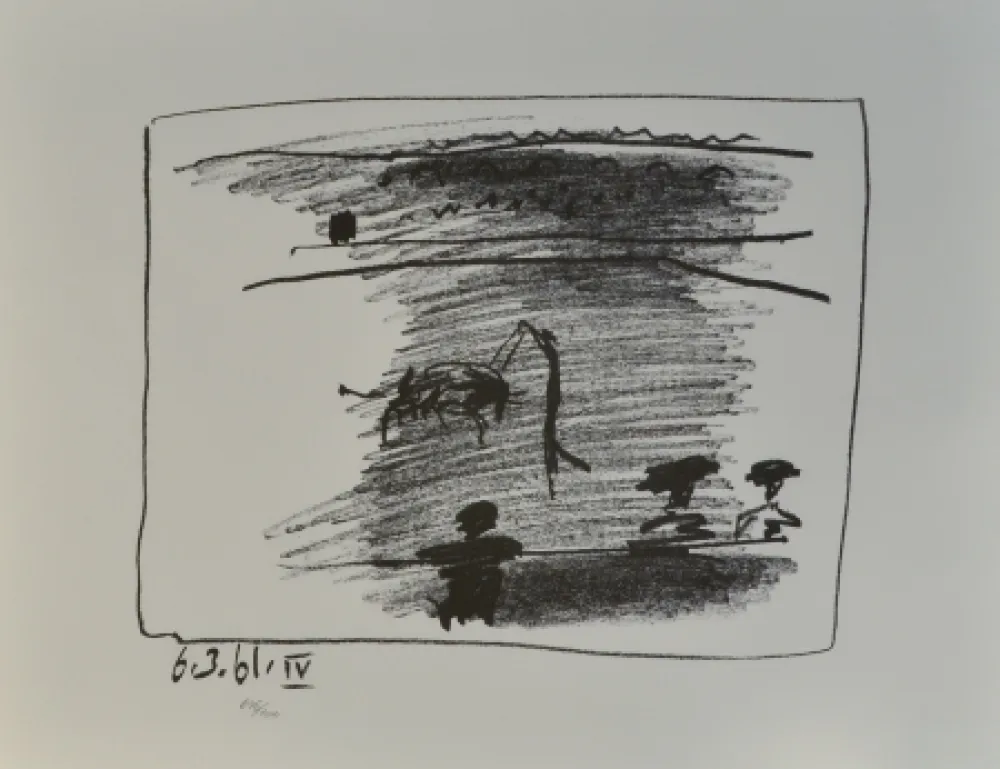 Lithograph Picasso - Les Banderilles