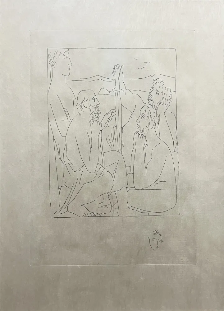 Engraving Picasso - Les Métamorphoses : RÉCITS DE NESTOR SUR LA GUERRE DE TROIE (1931)