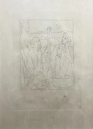 Engraving Picasso - Les Métamorphoses : RÉCITS DE NESTOR SUR LA GUERRE DE TROIE (1931)