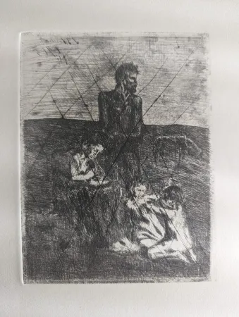 Etching Picasso - Les pauvres