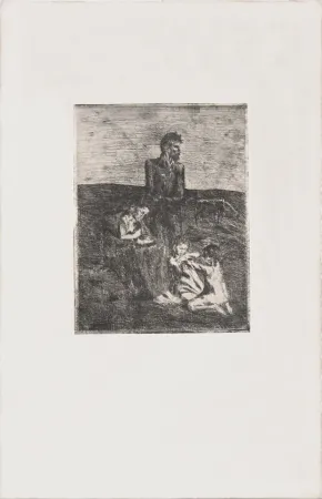 Etching Picasso - Les pauvres