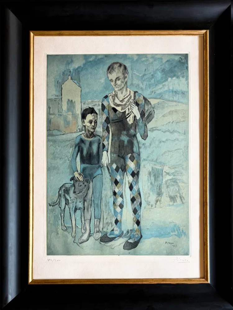 Etching Picasso - Les Saltimbanques