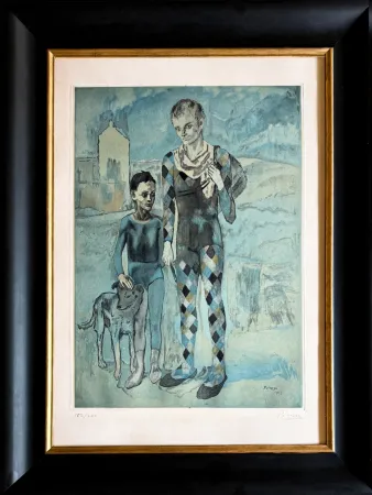 Etching Picasso - Les Saltimbanques