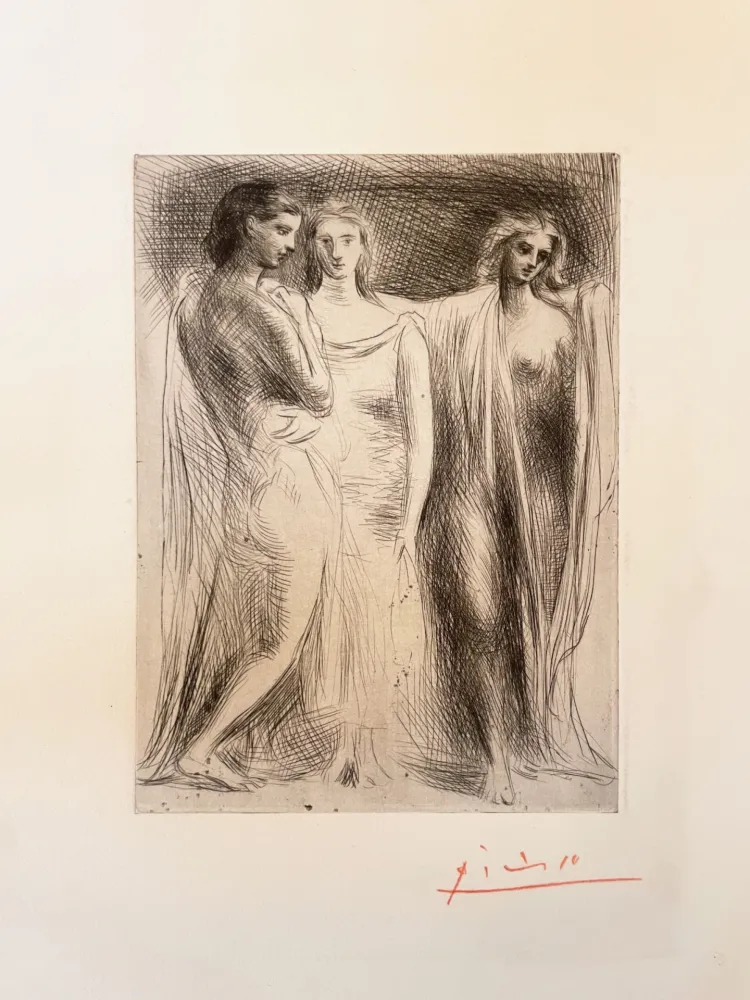 Drypoint Picasso - Les Trois Femmes (The Three Women)