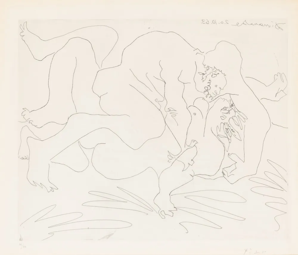 Etching Picasso - L'Etreinte
