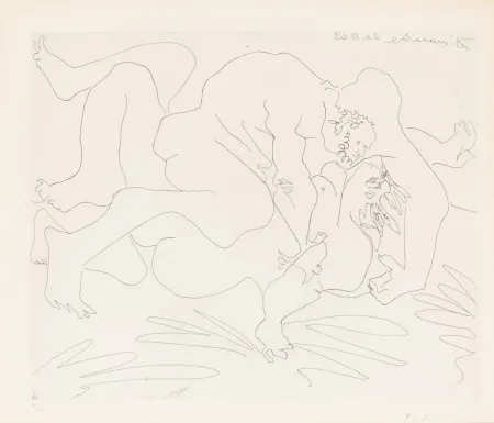 Etching Picasso - L'Etreinte