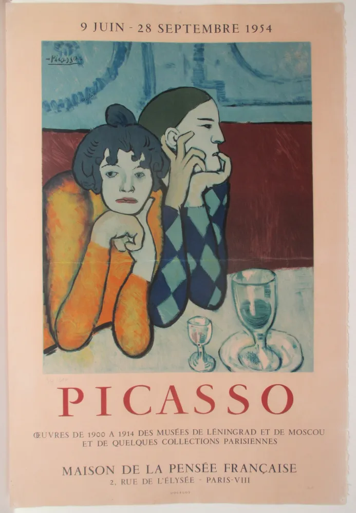 Lithograph Picasso - Maison de la Pensee Francaise