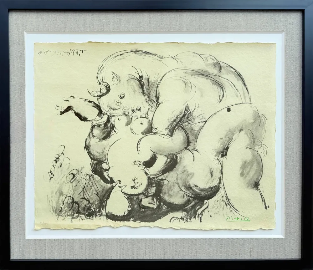 Lithograph Picasso - Minotaure