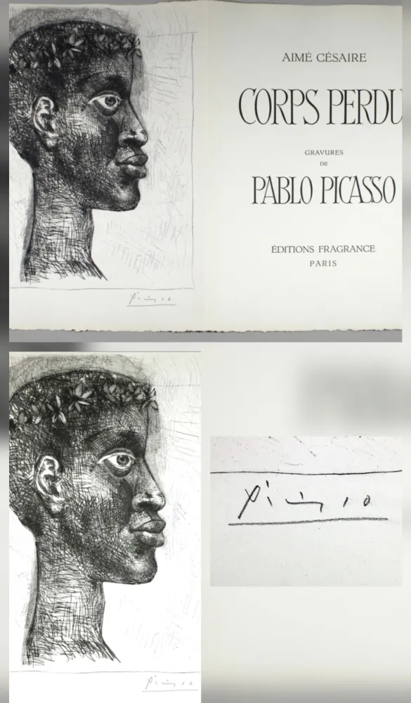 Etching Picasso - Negre Negre Negre/ Corps Perdu 