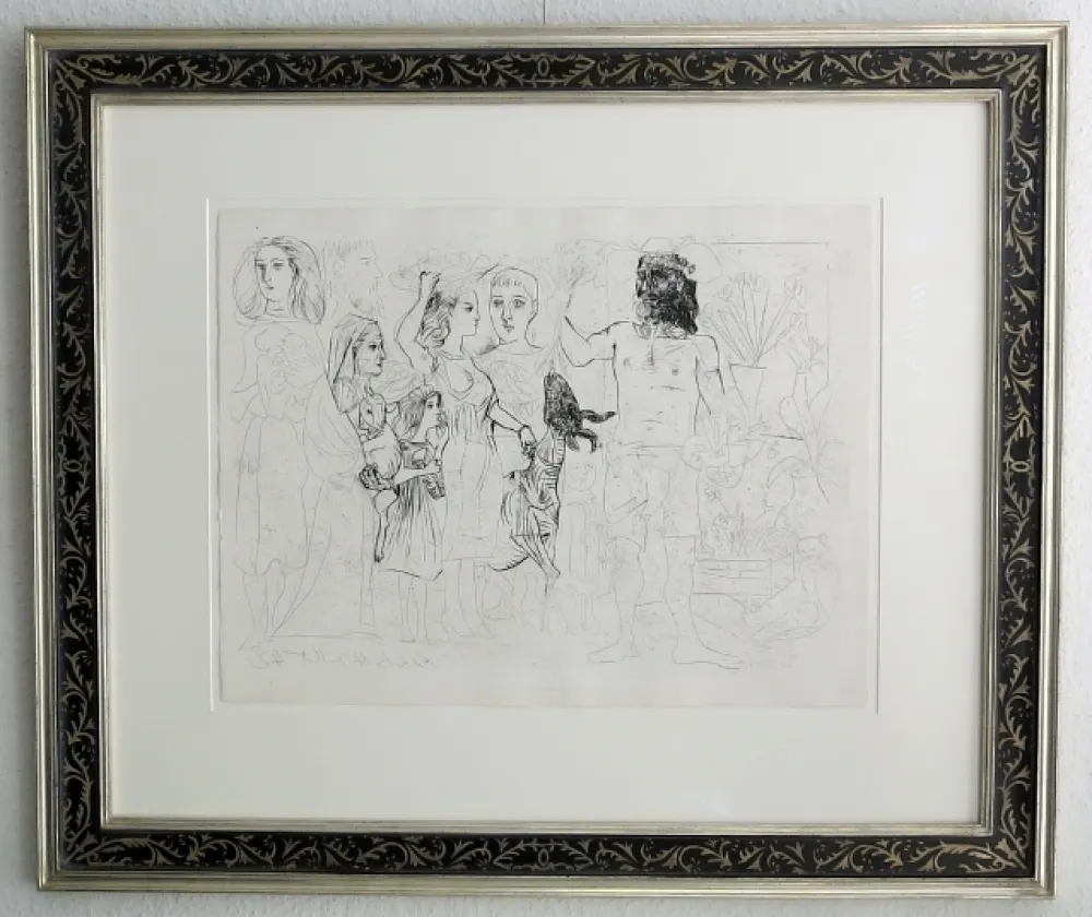 Lithograph Picasso - Paris 14. juillet 1942