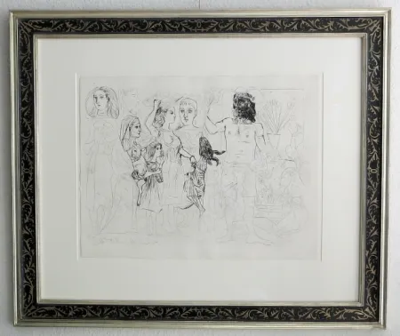 Lithograph Picasso - Paris 14. juillet 1942