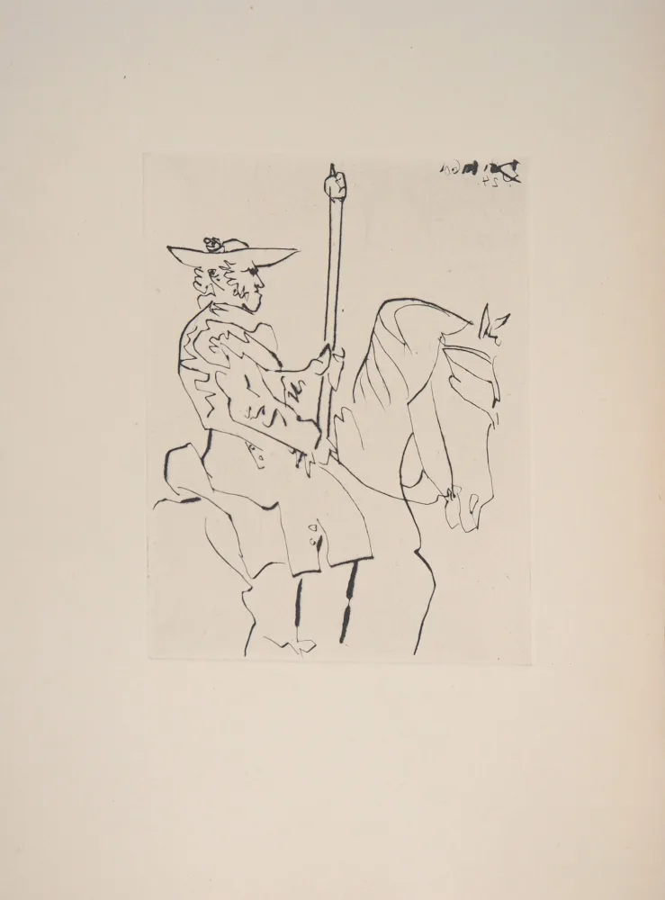Etching Picasso - Picador