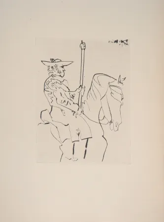 Etching Picasso - Picador