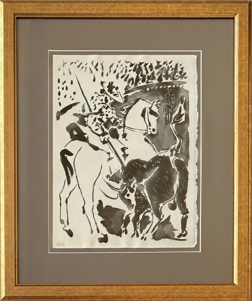Lithograph Picasso - Picador