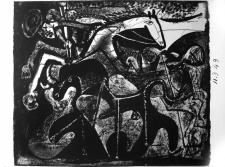 Lithograph Picasso - Picador