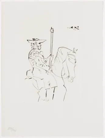 Etching Picasso - Picador au Repos