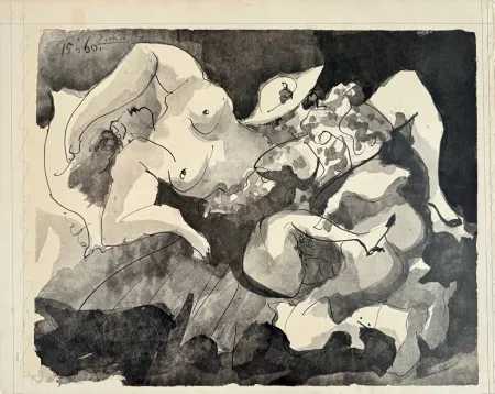 Lithograph Picasso - Picador et femme