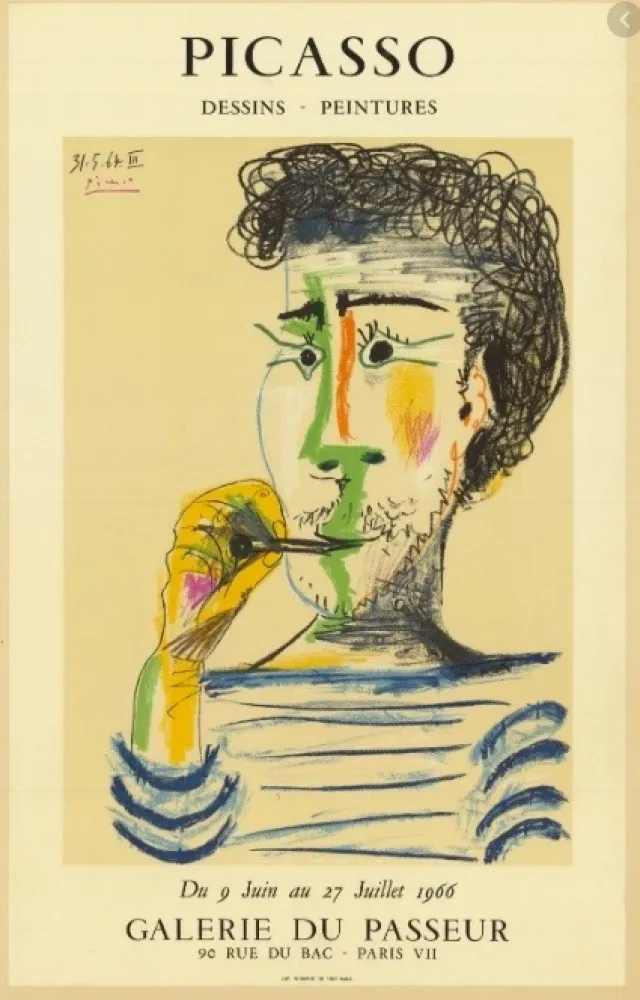Lithograph Picasso - Picasso - Dessins - Peintures