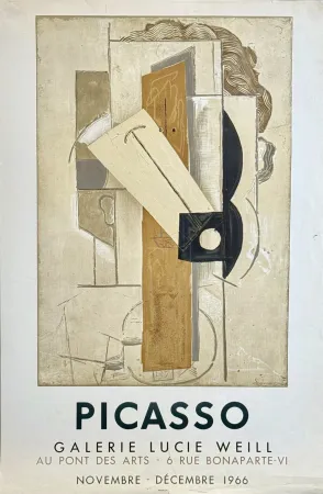 Lithograph Picasso - Picasso  - Galerie Lucie Weill, 1966