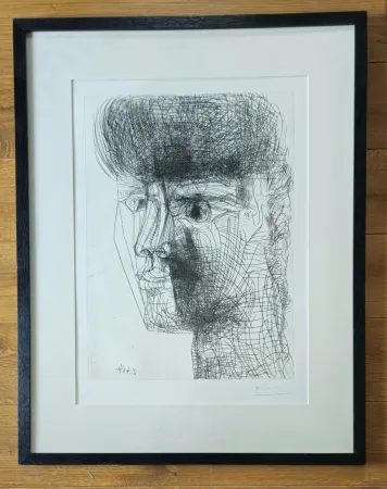Etching Picasso - Portrait de Jeune Fille