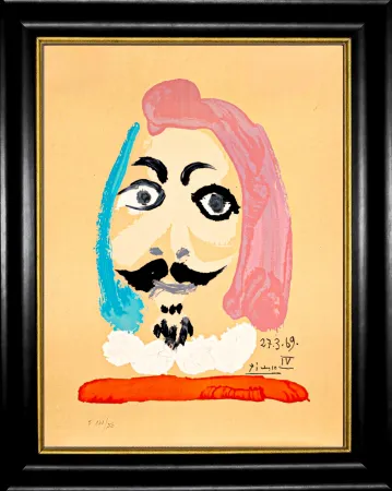 Lithograph Picasso - Portraits Imaginaires