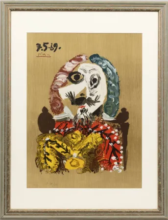 Lithograph Picasso - Portraits Imaginaires 7.5.69