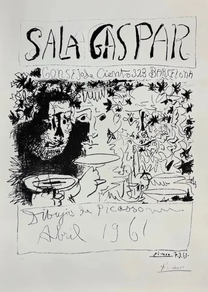 Lithograph Picasso - Sala Gaspar